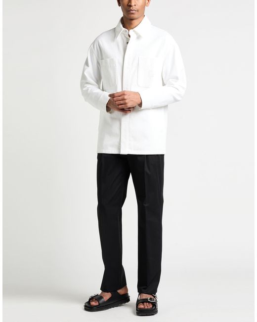 Fendi White Jacket Cotton for men