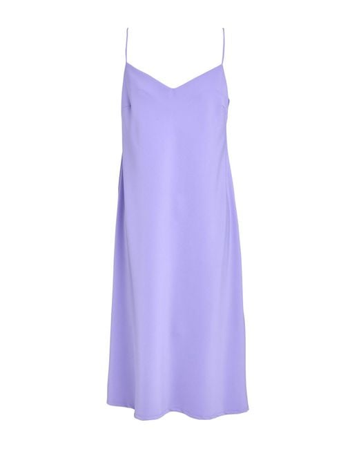 Clips Purple Midi Dress