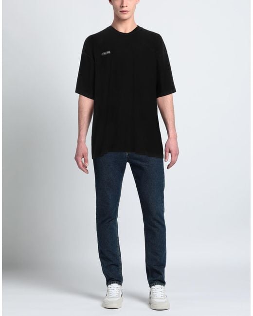 Vetements Black T-shirt for men