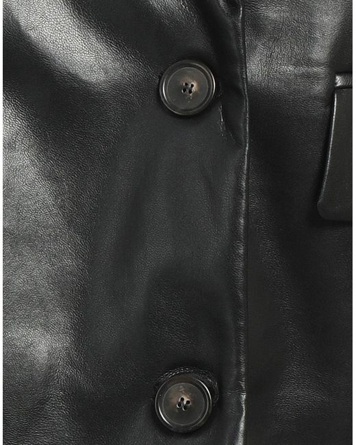 Manteau long Erika Cavallini Semi Couture en coloris Black