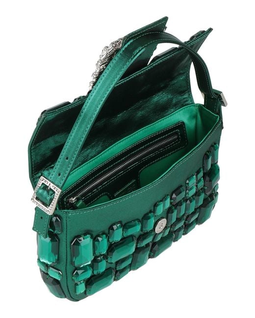 Gedebe Green Handbag