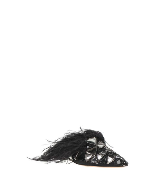 Alberta Ferretti Black Mules & Clogs