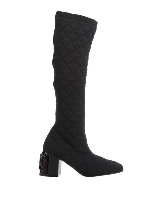 Casadei Black Knee Boots