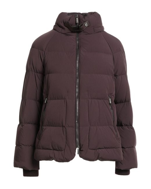 Moorer Purple Plum Puffer Polyamide, Polyurethane