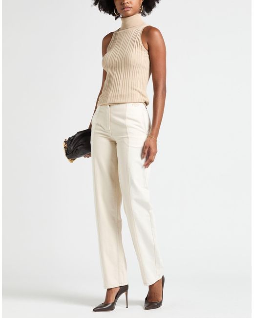 Fendi White Pants Cotton