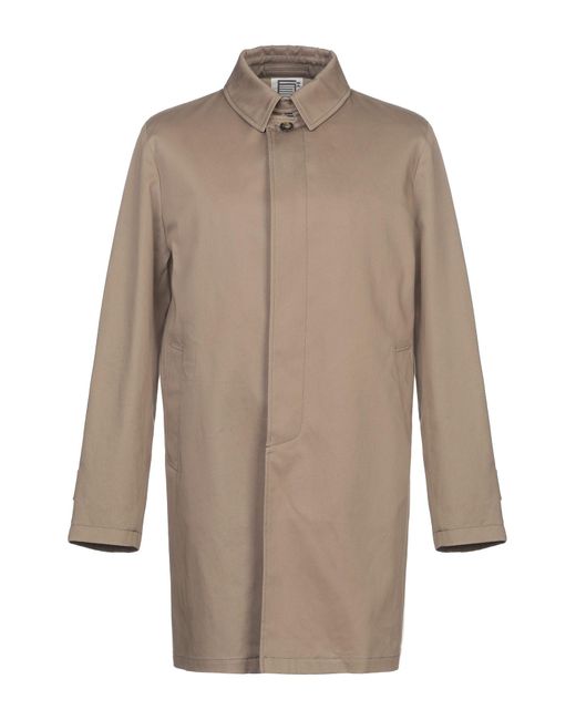 L'IMPERMEABILE Brown Overcoat & Trench Coat for men