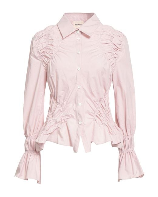 Khaite Pink Shirts