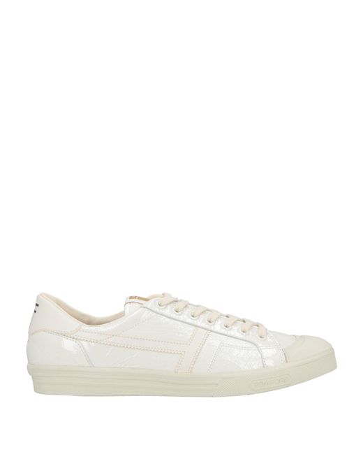 Tom Ford White Sneakers Leather for men