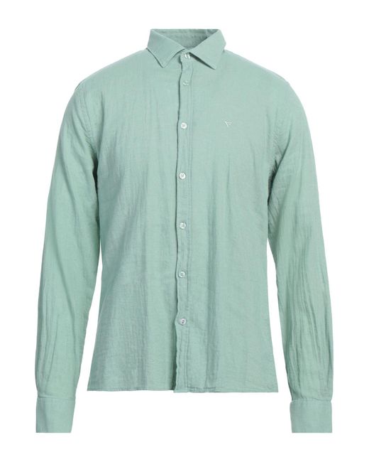 Fred Mello Green Shirt for men