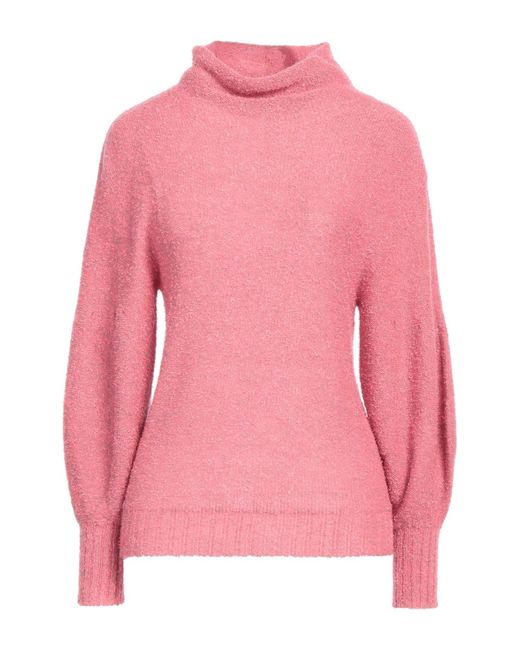 Twinset Pink Rollkragenpullover
