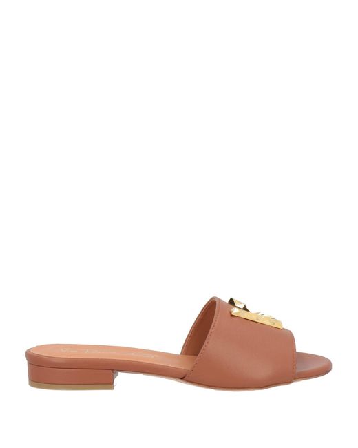 Via Roma 15 Brown Sandals Leather
