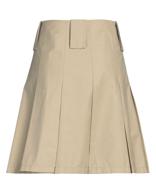 Burberry Natural Mini Skirt