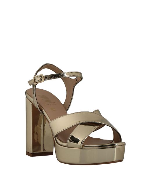 Ovyè Metallic Sandals Textile Fibers