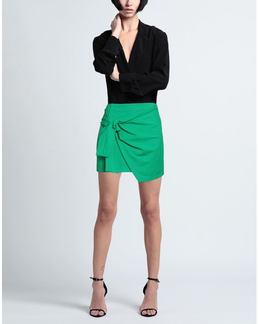 Gina Gorgeous Green Mini Skirt