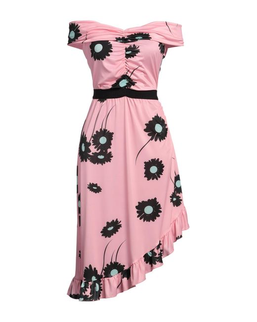 Denny Rose Pink Midi Dress