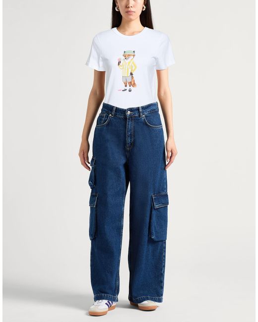Maison Kitsuné White T-Shirts