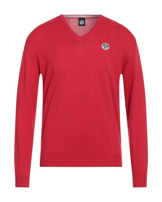 North Sails Red Sweater for men