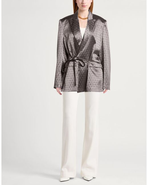 ANDAMANE Brown Blazer Viscose