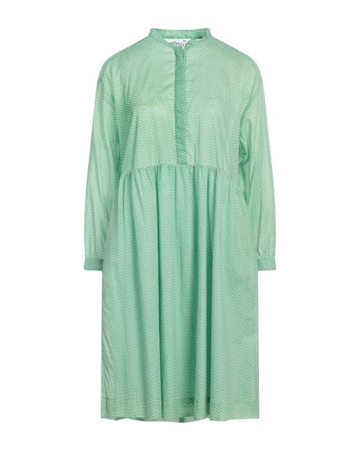 Niu Green Mini Dress Cotton