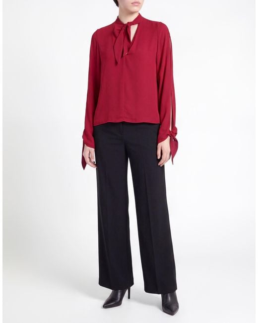 Carla G Red Top Polyester