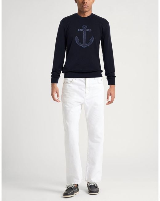 Paul & Shark Blue Sweatshirt Cotton, Polyamide, Elastane for men