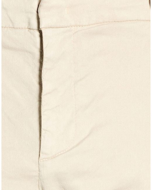 Dondup Natural Pants Linen, Lyocell, Elastane for men