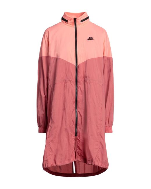 Nike Pink Overcoat & Trench Coat