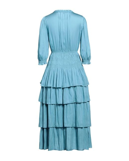Maje Blue Midi Dress