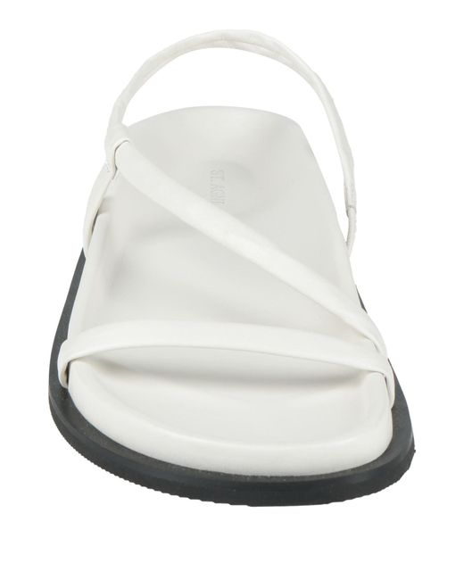 St. Agni White Sandals