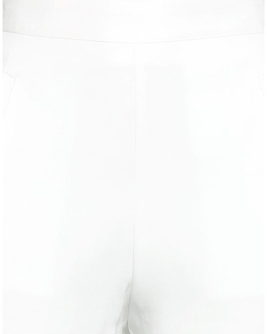 Jijil White Pants Viscose, Polyester