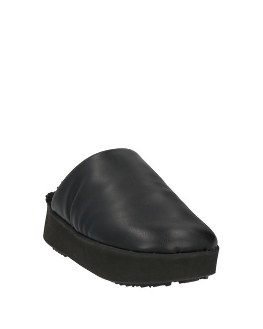 PIUMESTUDIO Black Mules & Clogs