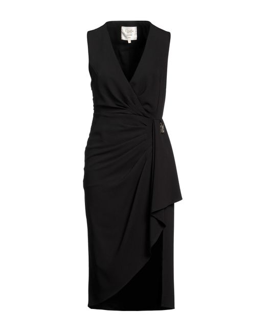 EUREKA by BABYLON Black Mini Dress Polyamide, Elastane