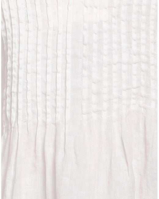 120% Lino White Top