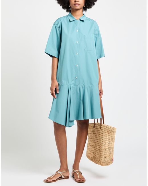 Aspesi Blue Mini Dress