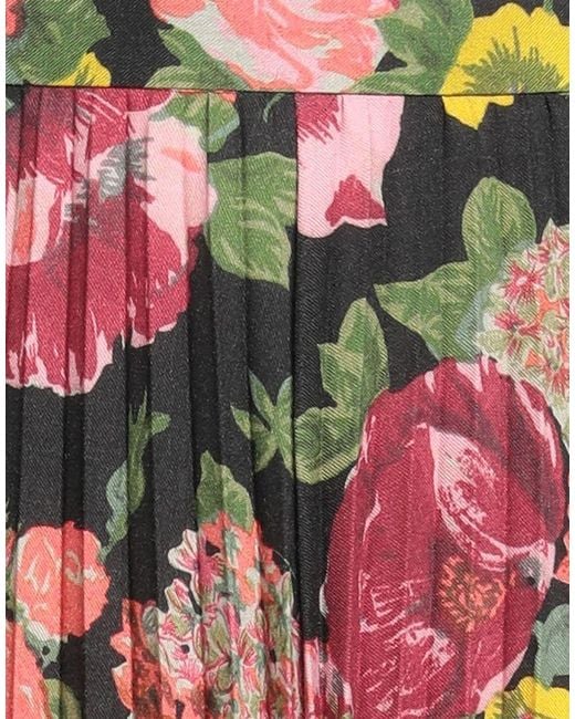 Junya Watanabe Black Midi Skirt Polyester, Wool