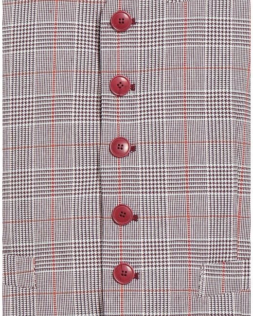 Exibit Purple Tailored Vest Cotton, Polyester for men