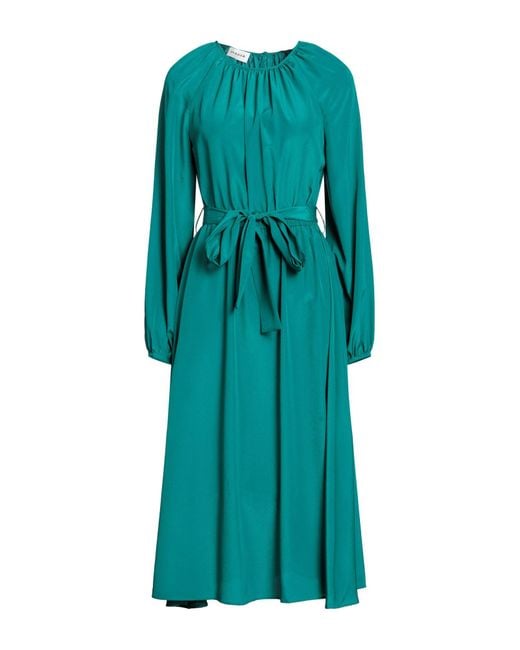P.A.R.O.S.H. Green Midi Dress