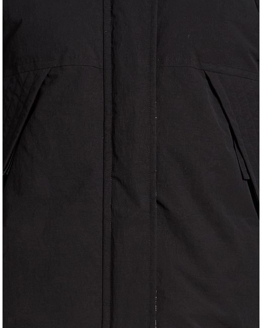 Herno Black Puffer Polyester, Cotton
