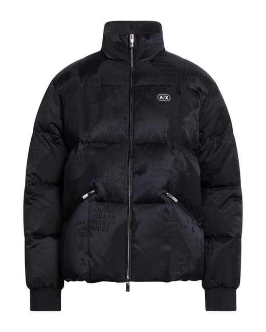 ARMANI EXCHANGE Black Puffers for men