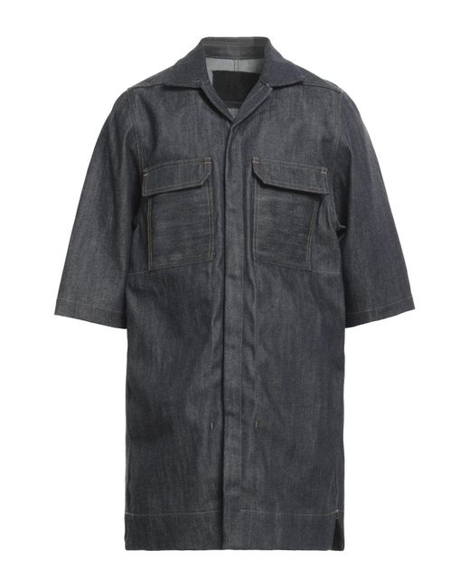 Camisa vaquera Rick Owens de hombre de color Gray