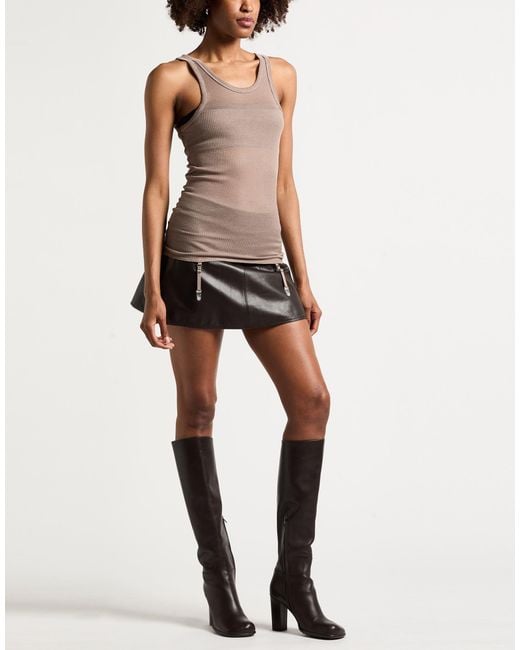 Lemaire Pink Tank Top Viscose, Silk