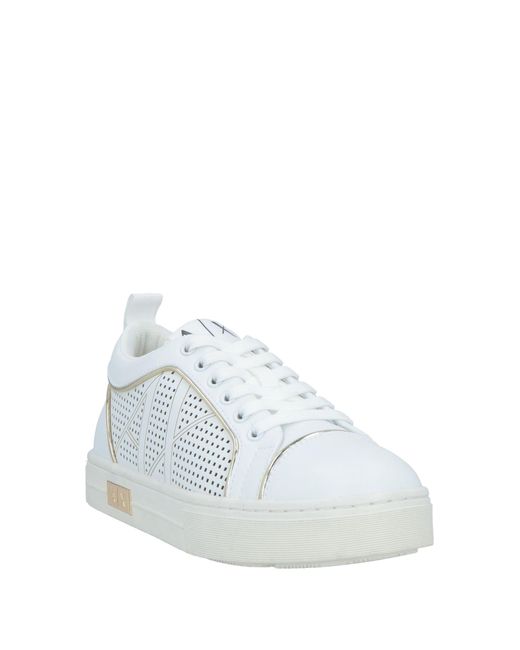ARMANI EXCHANGE White Sneakers Leather