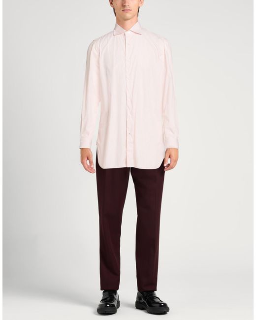 Isaia Pink Shirt for men