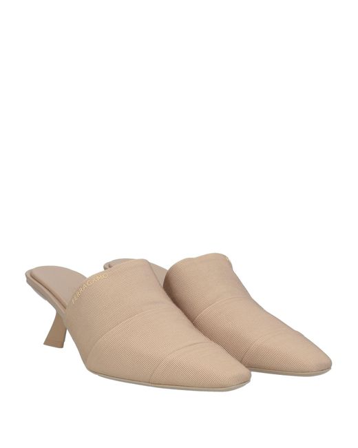 Ferragamo Natural Mules & Clogs