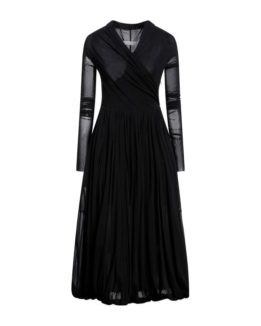 Philosophy Di Lorenzo Serafini Black Midi Dress