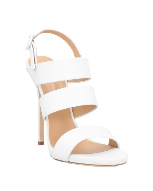 Giuseppe Zanotti White Sandals Leather