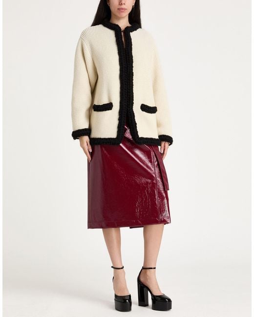 Moschino Natural Ivory Jacket Virgin Wool