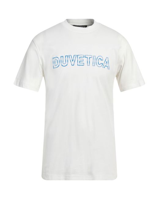 Duvetica White T-shirt for men