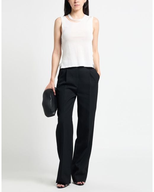 Dondup White Sweater Viscose, Polyester, Elastane