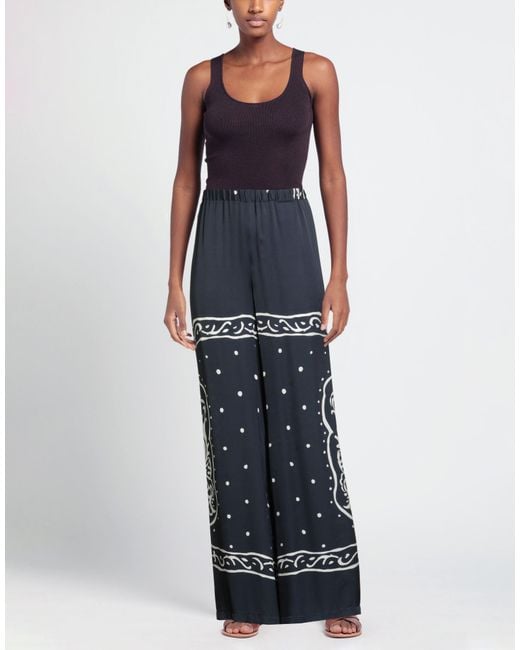 1 One Blue Pants Viscose